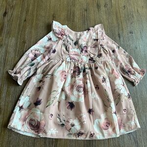3/27$ Floral Pink Baby Toddler Dress size 24 months